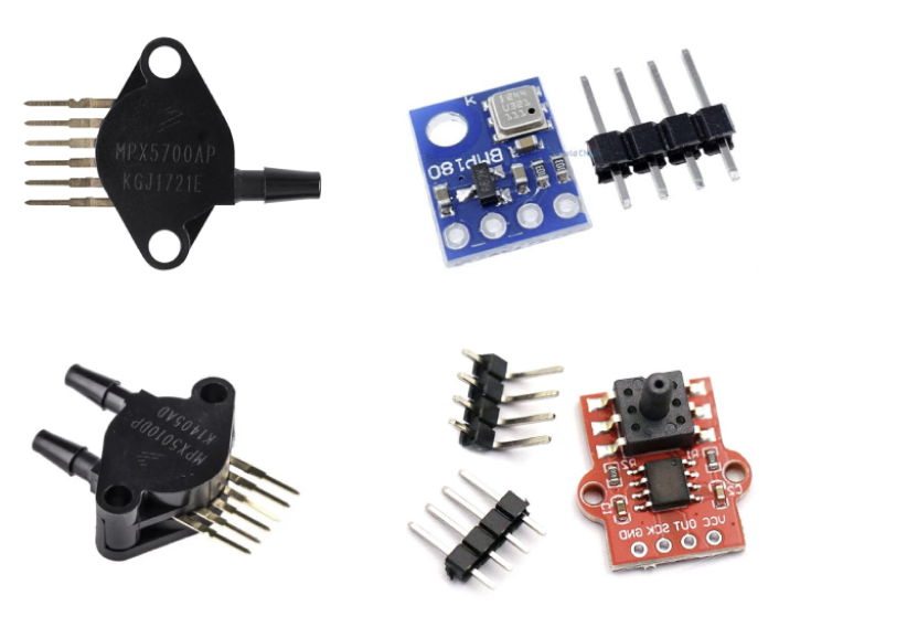And after watching some tutorials as well that went along with the Arduino, we also looked at different air pressure sensors that would work best to test the pressure so that way on protopie you can actually see the amount of pressure that is occurring. So we looked on Amazon for a couple different ones.